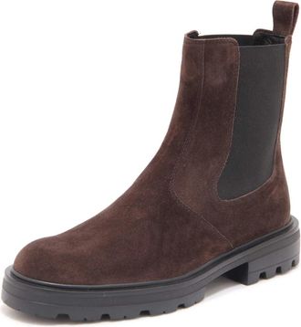 Hogan H673 Chelsea Boots - Heren - Chelseaboots - Bruin - 42 1/2 EU - Leer - Schoenen