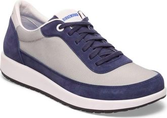 Birkenstock Mens Honnef City Sneaker In Indigo/taupe