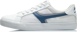 Li-Ning Vintage Skate Shoes White Blue AGCR395-2