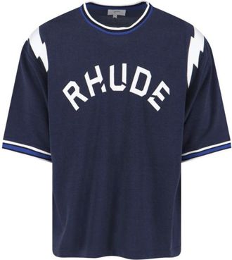 Rhude Ranger Lightning Bolt T-Shirt - Navy