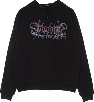 Phobia Archive Holographic Print Hoodie - Heren - Hoodies - Zwart - XL - Katoen - Hoodies & sweatvesten