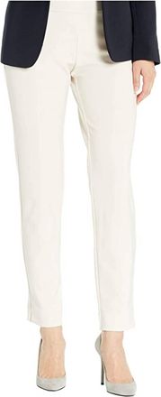 Krazy Larry Microfiber Skinny Pull-On Pant In Cream