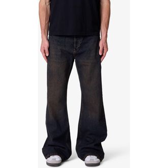 mnml Kick Flare Jeans in Washed Brown at Nordstrom, Size 28