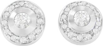 House of Brilliance 14K White Gold 1/3 Ct Round Diamond Earrings at Nordstrom