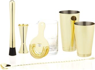 Viski Gold 7Pc Bar Essentials Set