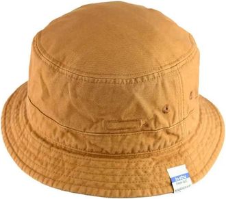 Miharayasuhiro Bruine Hoed uit Instru men-tal Collectie - Heren - Hoeden - Bruin - ONE Size - Katoen - Accessoires