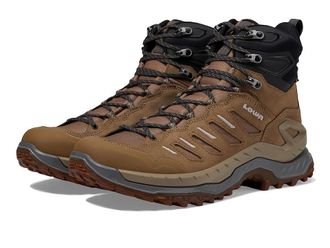 Lowa Innovo GTX Mid Mens Shoes Dune/Grey : 10.5 D - Medium, Leather