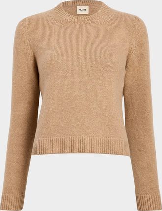 Khaite Leta Cashmere Crewneck Sweater