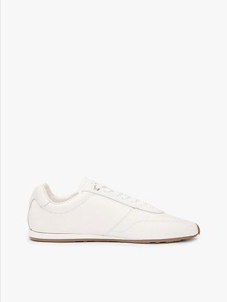 Tommy Hilfiger Low Profile Logo Leather Trainers