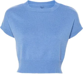 Teddy Cashmere Genovas cashmere top - women - Cashmere - 1 - Blue