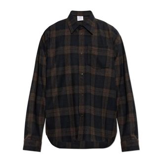 VETEMENTS Wolgeruite Overhemd - Heren - Casual Overhemden - Veelkleurig - M - Wol - Overhemden