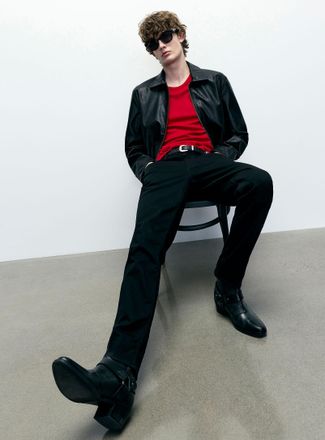 Le 31 Mens Minimalist black jean Stockholm fit - Slim