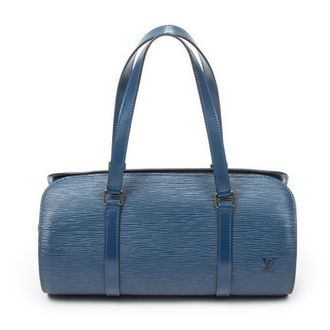 Louis Vuitton Pre-owned Womens Soufflot Handbag - Blue - One Size