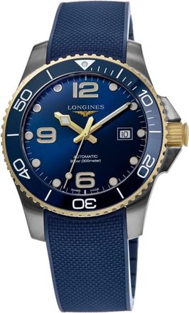 Longines HydroConquest Automatic Blue Dial Rubber Strap Mens Watch L3.781.3.96.9