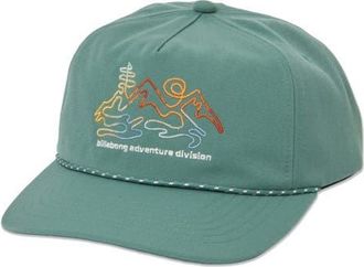 Billabong Adiv Logo Embroidered Baseball Cap in Sea Green at Nordstrom