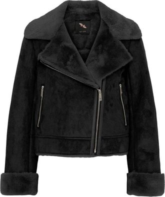 BTF-CPH Faux Fur Bonded Jas - Dames - Jassen - Zwart - 2XL - Jassen