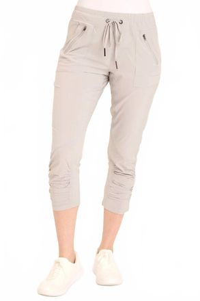 Xcvi Aksana Ruched Leg Panels Legginig In Artic
