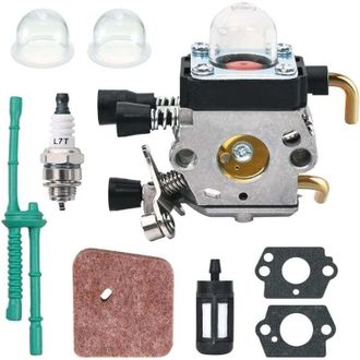 OEM Kit De Carburador Para Desbrozadora Stihl Fs38 Fs55 Fs45 Fs46 Con Junta, Buj&iacute;a, Filtro De Aire Y Combustible