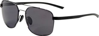 Porsche Design Mens 59mm Black Sunglasses