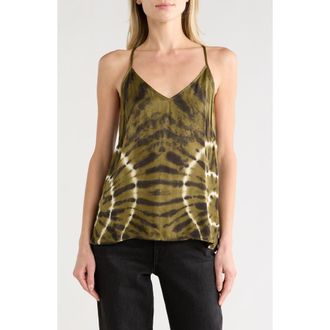 Young Fabulous & Broke Mi Amor Satin Camisole in Military Spin Wash at Nordstrom Rack, Size X-Small