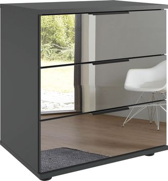 Wimex Nachtkommode »Saigon« mit 3 Schubladen, wahlweise Glas-oder Spiegelfronten