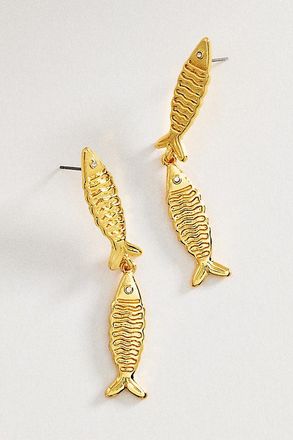 Frasier Sterling Gone Fishing Earrings