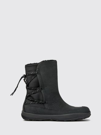 Camper Flat Ankle Boot Woman color Black