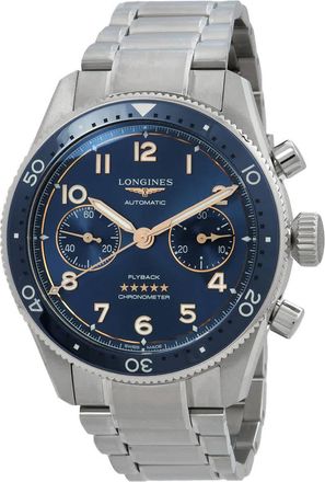 Longines Spirit Flyback Chronograph Automatic Blue Dial Mens Watch L3.821.4.93.6