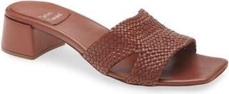 Jeffrey Campbell Coen Slide Sandal in Dark Tan at Nordstrom, Size 11