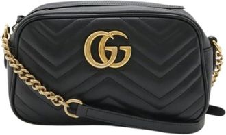 Gucci Pre-owned Cross Body Bags, female, Black, Size: ONE SIZE Pre-owned Vintage Cross Body Bag