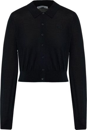 Alexander Wang wool cardigan - women - Wool - M - Black