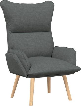 vidaXL Silla Relax Gris oscuro 69 x 74 x 93 cm tela Vidaxl