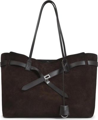 Balenciaga Bel Air Tote Bag Large - Dames - Shoppers - Bruin - ONE Size - Leer - Tassen
