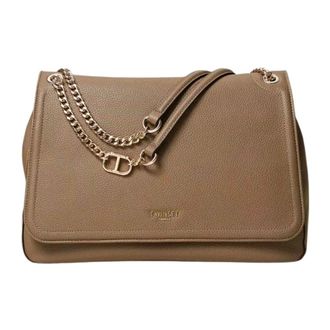 Twinset Shoulder Bags, female, Brown, Size: ONE SIZE Brera Shoulder Bag