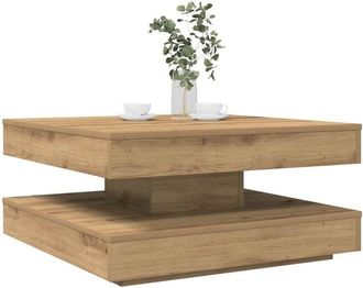 vidaXL vidaXL Tavolino da Caffè Girevole a 360 Gradi Artigianale 70x70x34,5cm