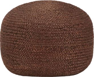 vidaXL Puf Tejido A Mano Marr&oacute;n 40x45 Cm Yute Vidaxl