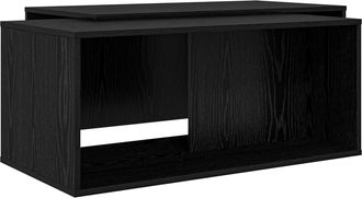 vidaXL Juego De Mesas De Centro 2 Uds. Roble Negro 90 X 48 X 40 Cm Vidaxl