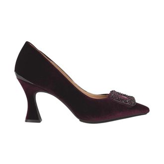 Alma En Pena Hakken met Broche - Dames - Pumps - Rood - 37 EU - Schoenen