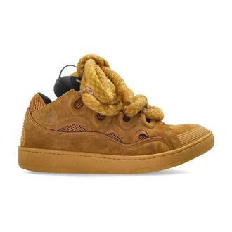 Lanvin Sneakers, male, Brown, Size: 11 US Curb sports shoes