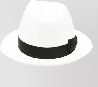 Borsalino monica straw hat band wide brim