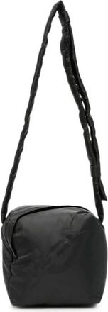 Yohji Yamamoto Gewatteerde Crossbody Schoudertas - Heren - Schoudertassen - Zwart - ONE Size - Polyester - Tassen