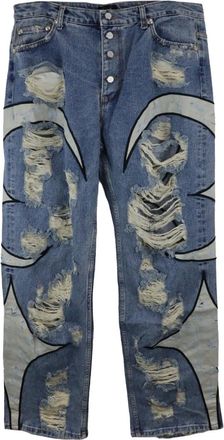 Thug Club Jeans con effetto vissuto - Blu