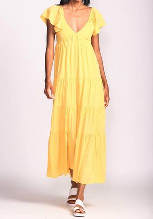 Pink Martini Jessica Dress In Yellow