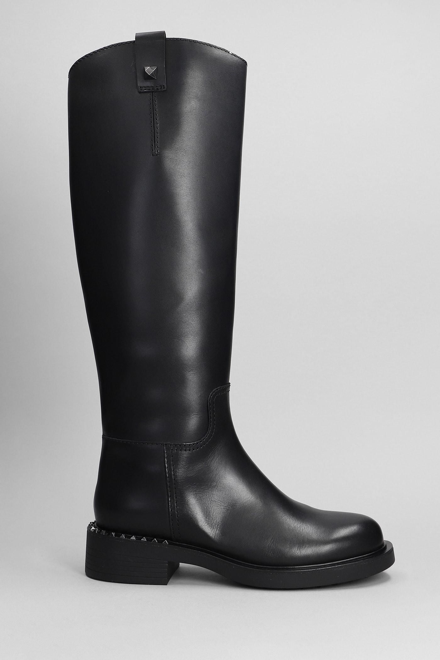 ミドルブーツ ASH Women Boots TEXAS BLACK ASH Women's Size 6 Leather Boots TEXAS Black | eBay