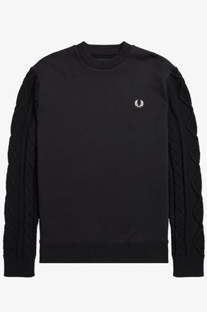 Fred Perry Sudadera Fred Perry Negro