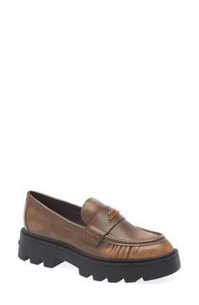Marc Jacobs The Frankie Platform Loafer in Ebony at Nordstrom, Size 8Us