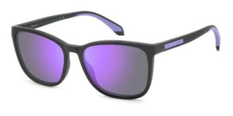 Polaroid PLD 2169/S/X Polarized 003/MF Womens Sunglasses Black Size 56