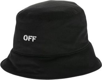 Off-white Black Reversible Two-Tone Bucket Hat