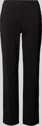 Stehmann Stoffhose mit Bundfalten Modell INA in Black, Größe 34