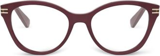 Bulgari cat-eye glasses - Red